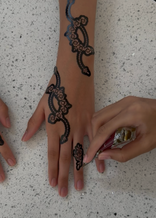 Henna Stencil #09