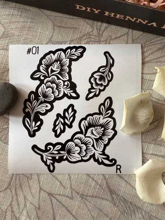 Henna Stencil #01