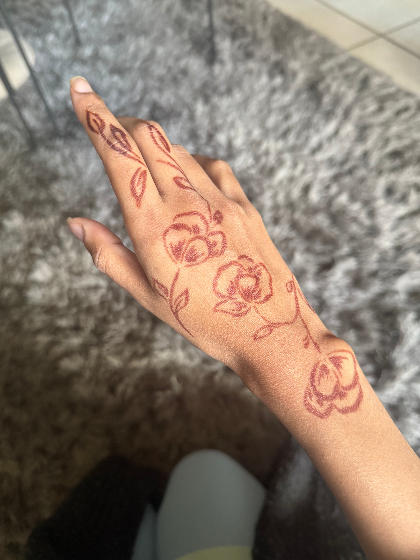 Henna Stencil #07
