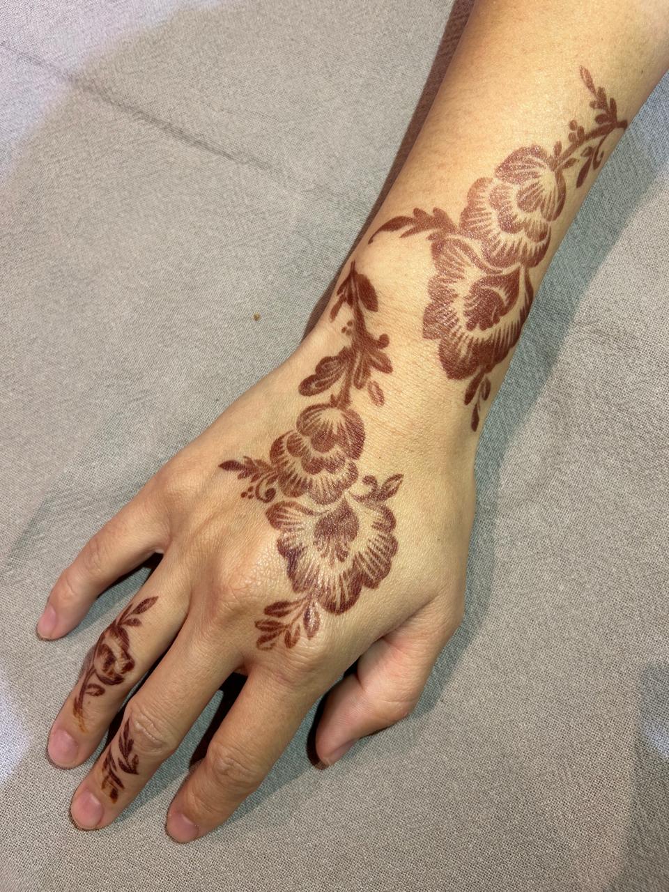 Henna Stencil #01